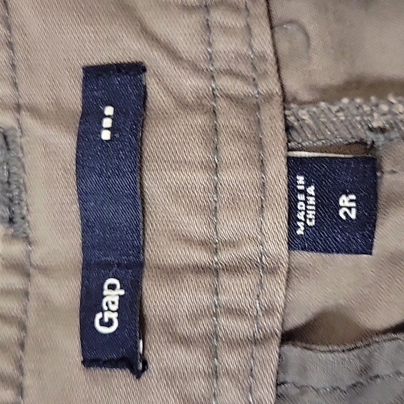 GAP Chino/Khaki, Cotton Straight Leg Pants, 2R, Grey, NWOT - Picture 7 of 9